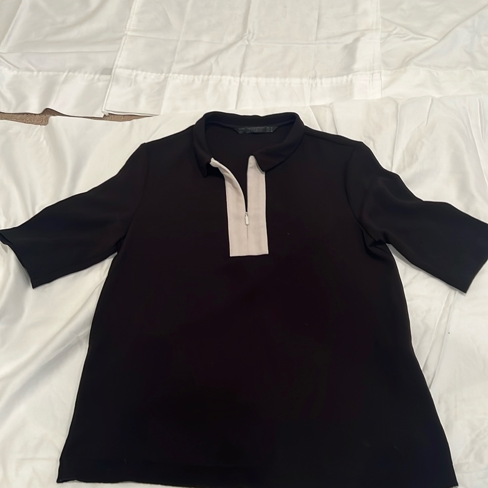 Black and white knit from Zara